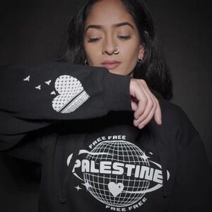 WEAR THE PEACE Free Palestine Hoodie